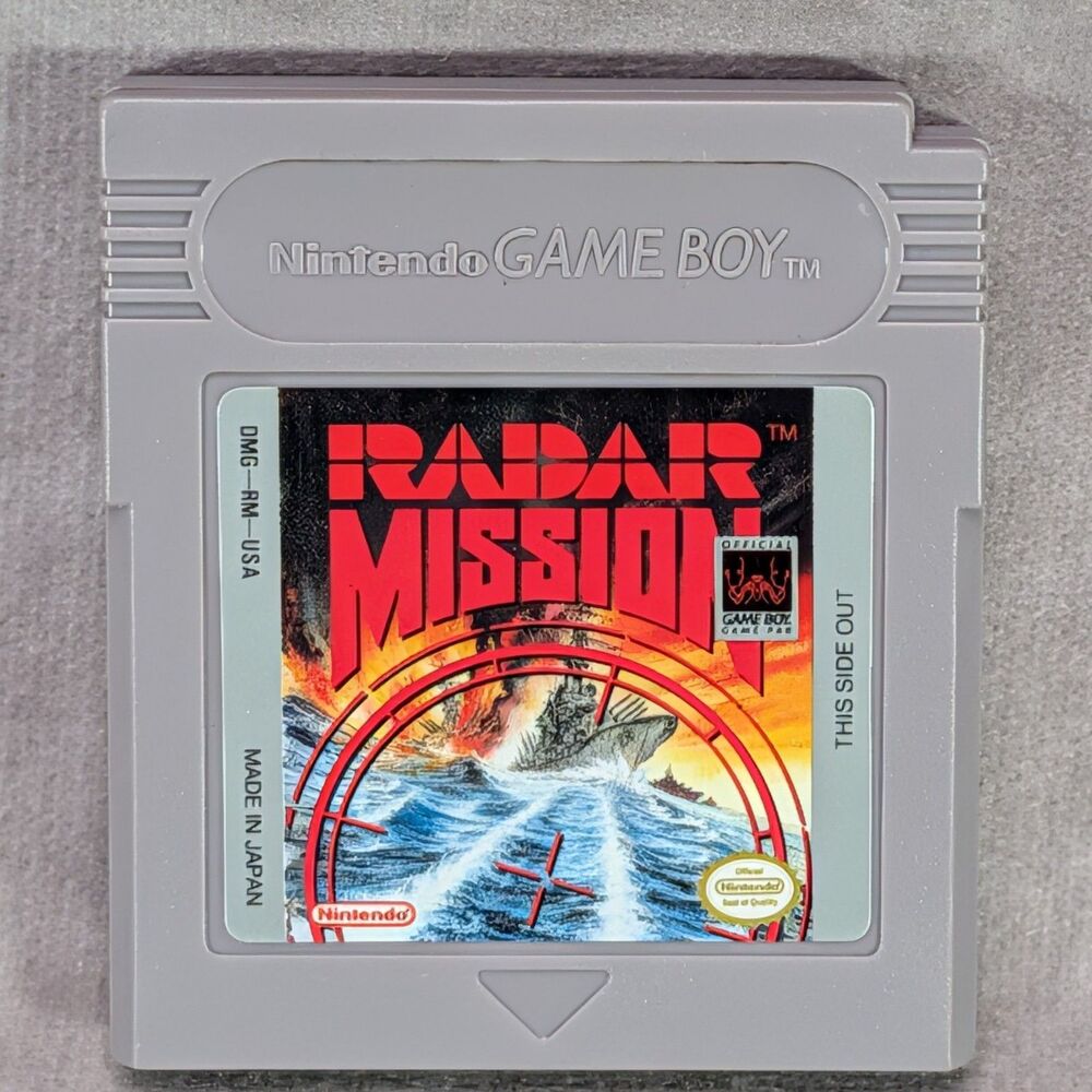 Radar Mission Nintendo Game Boy DMG-RM-USA Original Authentic Cartridge Case